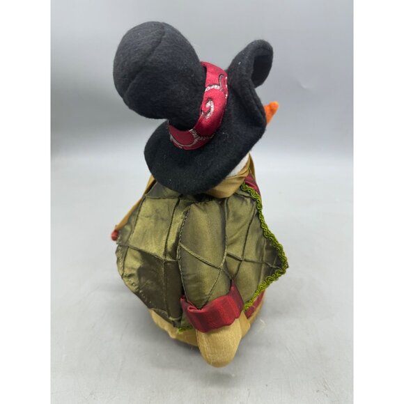 Vintage Christmas Sant Art Co. Plush Snowman Decor Satin Accents 12" Tall READ - Picture 5 of 7